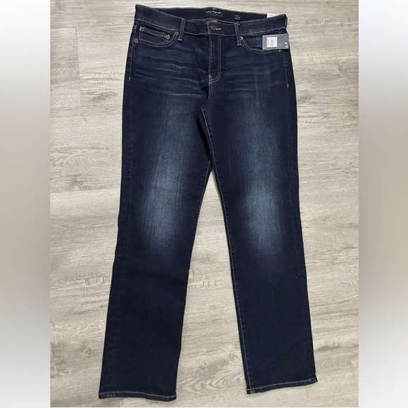 Lucky Brand Mid Rise Straight Jeans 14/34 R NWT - Picture 3 of 10
